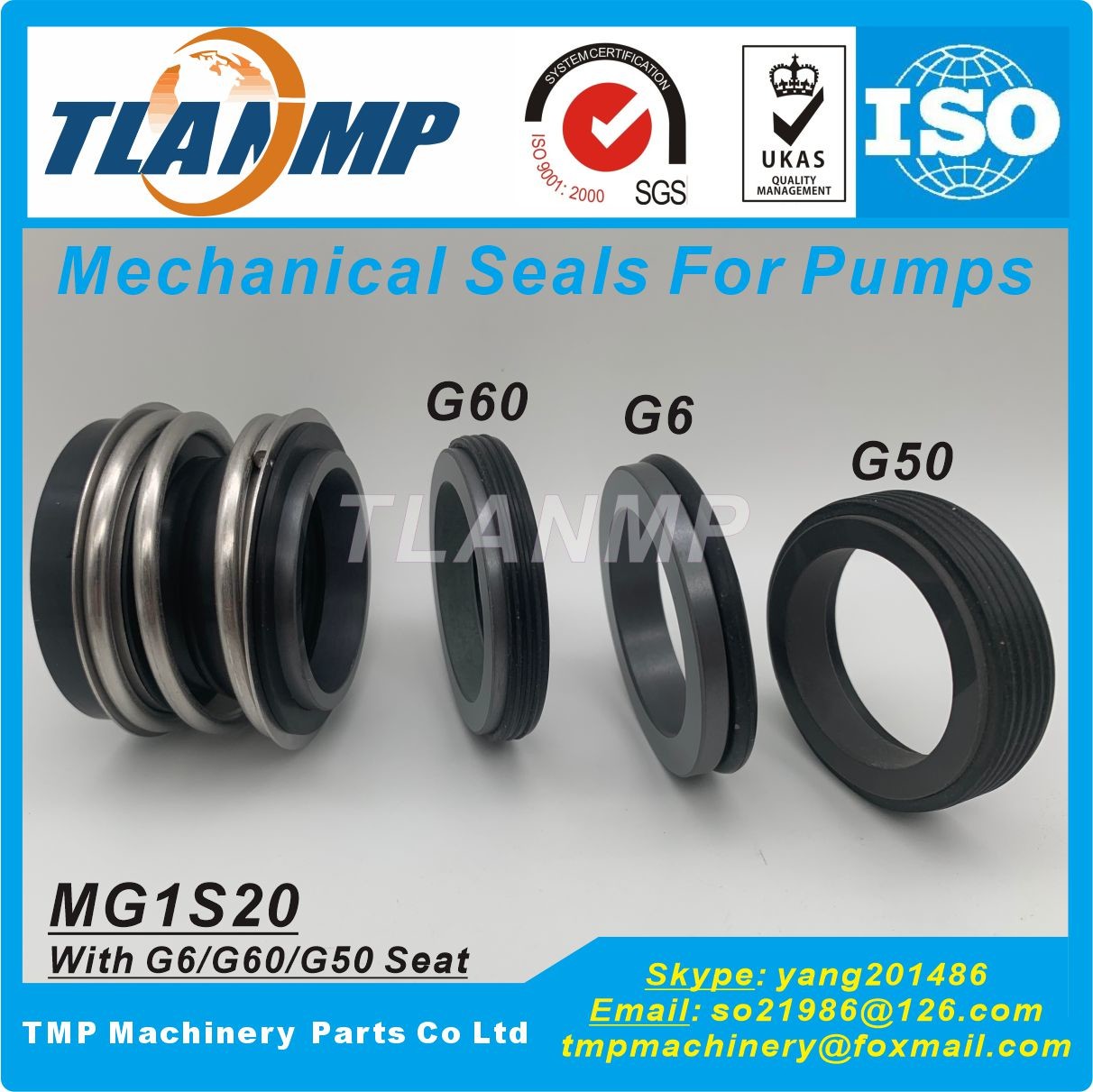 MG1S20/25-G60 , MG1S20/25-G6 , MG1S20/25-G50 , MG1S20-25 Burgmann Mechanical Seals (Rotary Working Length: L1=25mm)