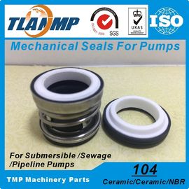 China 104-12/14/15/16/17/18/19/20/22/25/30/35/40/45 Water Pump Mechanical Seals (Material: Ceramic/Ceramic/NBR) factory