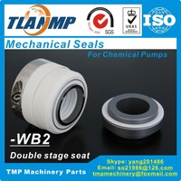 WB2-45 WB2/45 PTFE Teflon bellows mechanical seals For Corrosion resistant Chemical Pumps with Double Stage seat (SiC/SiC/PTFE)