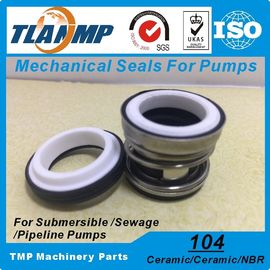 104-12/14/15/16/17/18/19/20/22/25/30/35/40/45 Water Pump Mechanical Seals (Material: Ceramic/Ceramic/NBR)