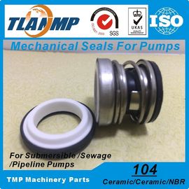 104-12/14/15/16/17/18/19/20/22/25/30/35/40/45 Water Pump Mechanical Seals (Material: Ceramic/Ceramic/NBR)